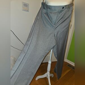 Grey pinstripe Women Work pants